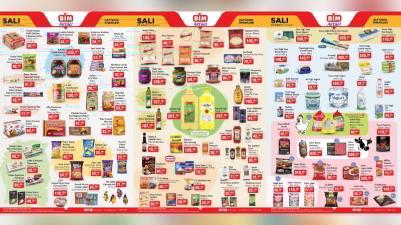 BİM’de ayçiçek yağı fiyatları düştü! İşte 25 Şubat Aktüel Ürünler