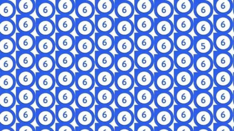 Görsel IQ testi: 5 saniyede 5 rakamını görebiliyorsanız, tamamdır!
