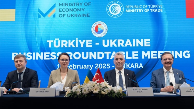 Türkiye-Ukrayna ticarette iş birliği alanlarını konuştu