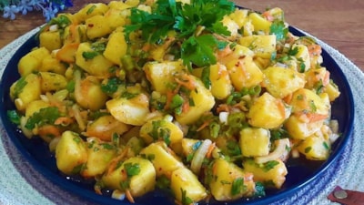 Patates salatasının sırrı ortaya çıktı: Bu yöntem kaşık kaşık yedirecek!