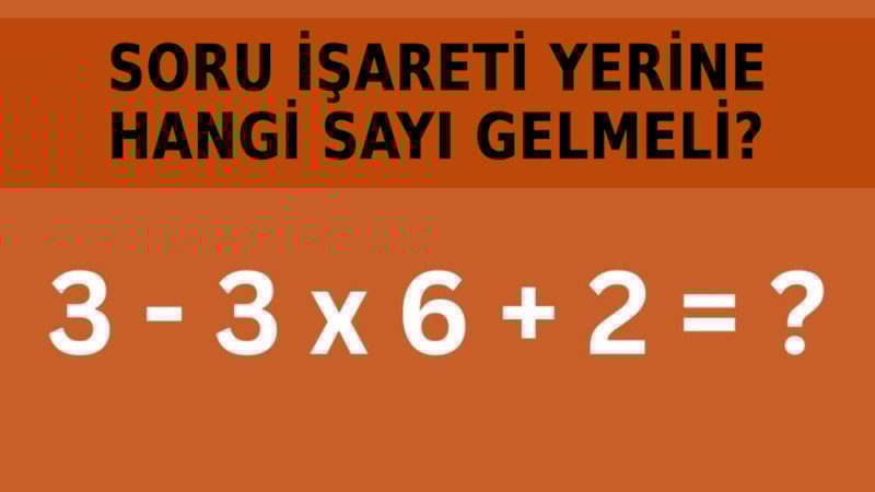 Bu soruyu çözebilenlerin IQ’su 150+! Sadece 7 saniyeniz var…