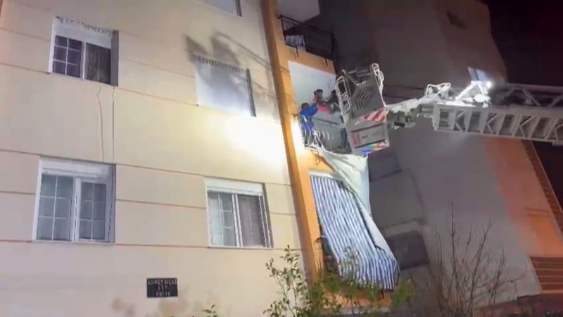 Antalya'da korkutan yangın