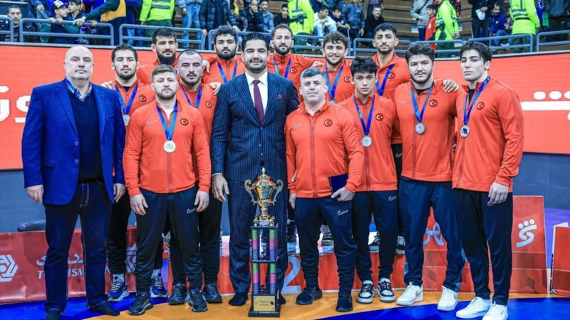 Serbest Güreş Milli Takımı, Dünya Kulüpler Kupası'nda gümüş madalya kazandı