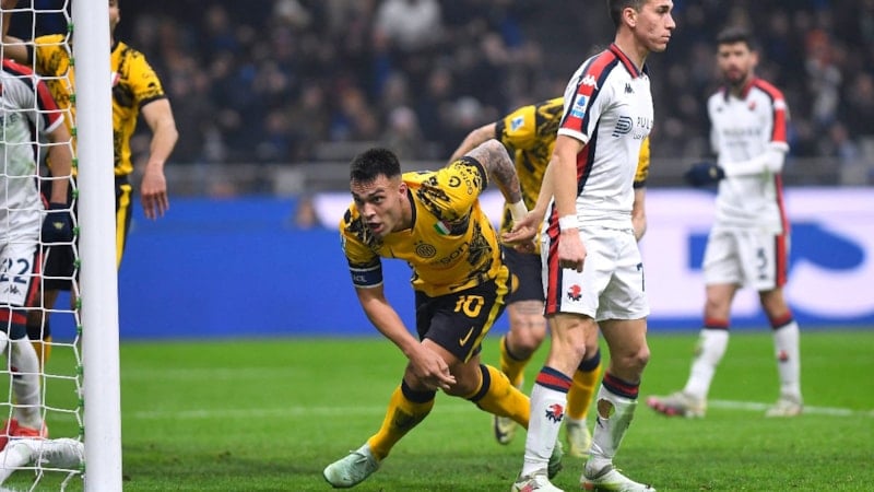 Inter sahasında Genoa'yı tek golle geçti