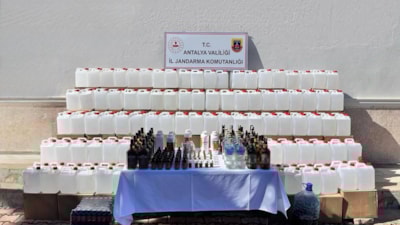 Antalya'da sahte alkol operasyonu: 1 kişi tutuklandı