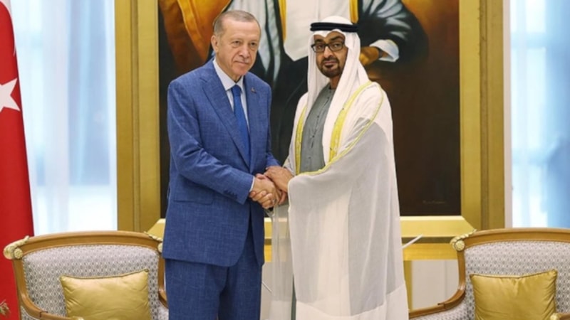 Cumhurbaşkanı Erdoğan BAE Devlet Başkanı Nahyan ile görüştü