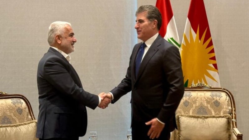 Barzani ve Yapıcıoğlu, Türkiye'deki barış sürecini görüştü