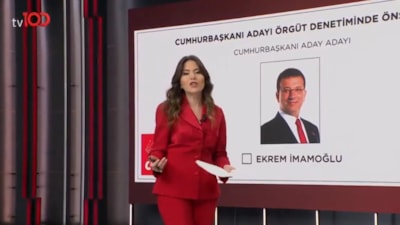 tv100 canlı yayınında Kübra Par'dan CHP'nin tek adaylı ön seçim pusulası yorumu