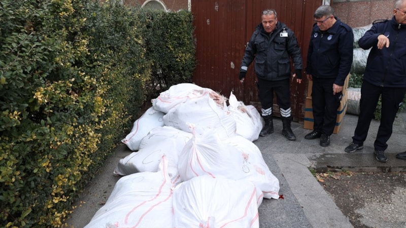 Antalya'da çuvallarda taşınan 1,5 ton karaciğere el konuldu