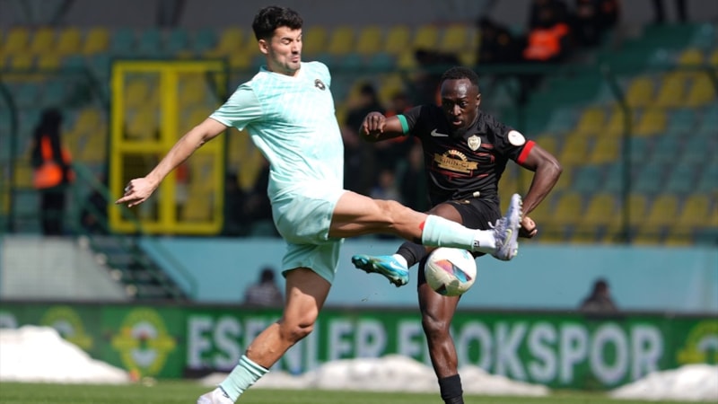 Esenler Erokspor ile Amed Sportif Faaliyetler yenişemedi