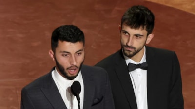 Oscar Ödül Töreni'nde Filistinli ve İsrailli yönetmenden soykırımın sonlandırılması çağrısı