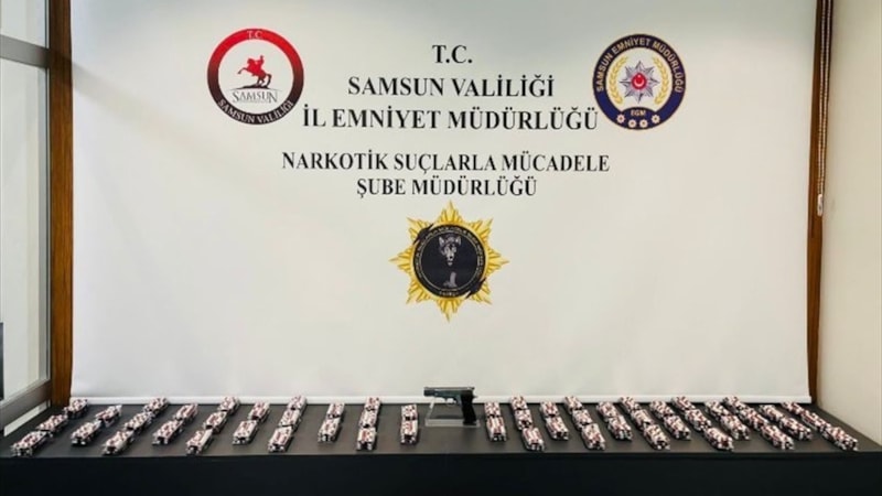 Samsun'da evin banyosunda binlerce sentetik ecza hapı bulundu