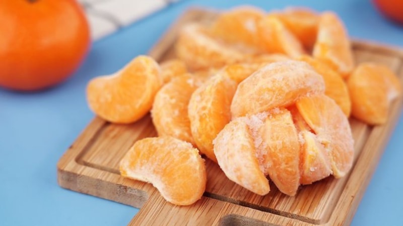 Mandalinaları buzluğa atın, neye dönüştüğüne bakın...