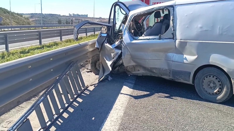 Kuzey Marmara Otoyolu'nda kaza: 1 ölü 1 yaralı