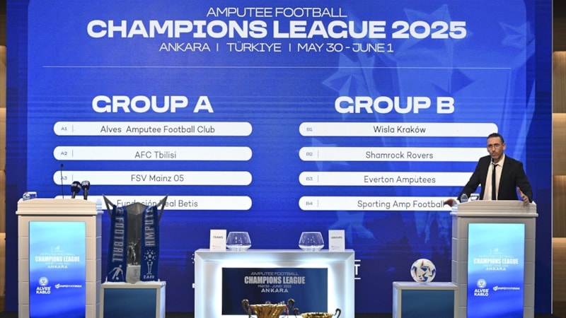 Avrupa Ampute Futbol Şampiyonlar Ligi kuraları çekildi