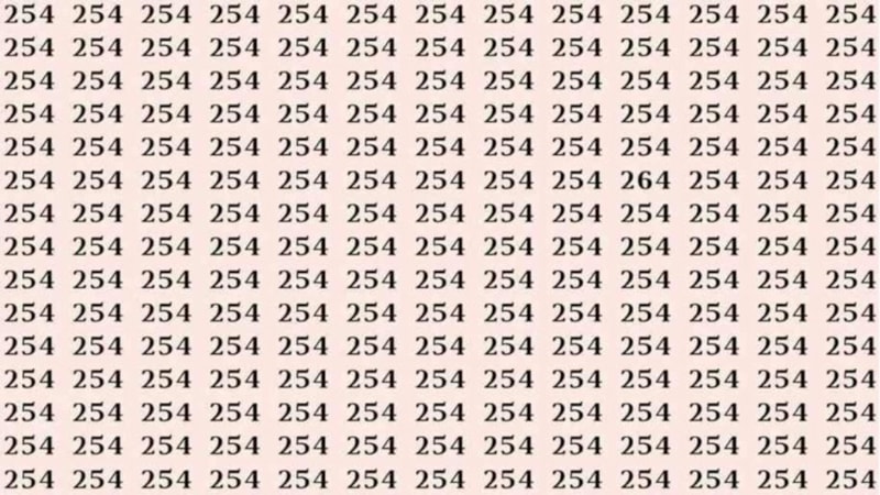 Farklı sayı nerede? Farklı sayıyı 6 saniyede bulabilen henüz çıkmadı...