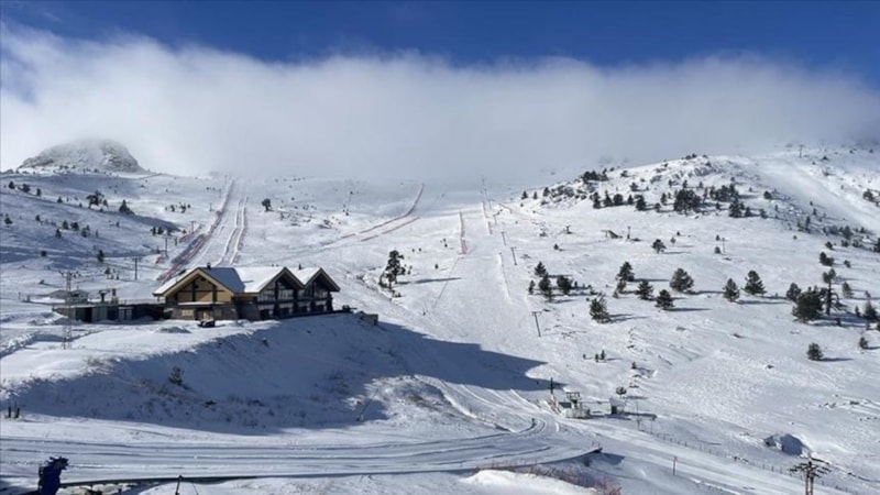 Kayak merkezlerindeki kar kalınlıkları listelendi
