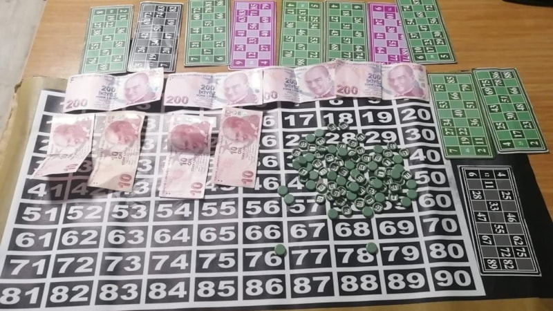 Samsun'da dernekte kumar oynayanlara ceza