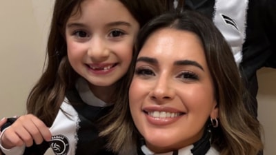 Buse Terim'in kızları Cristiano Ronaldo ile buluştu