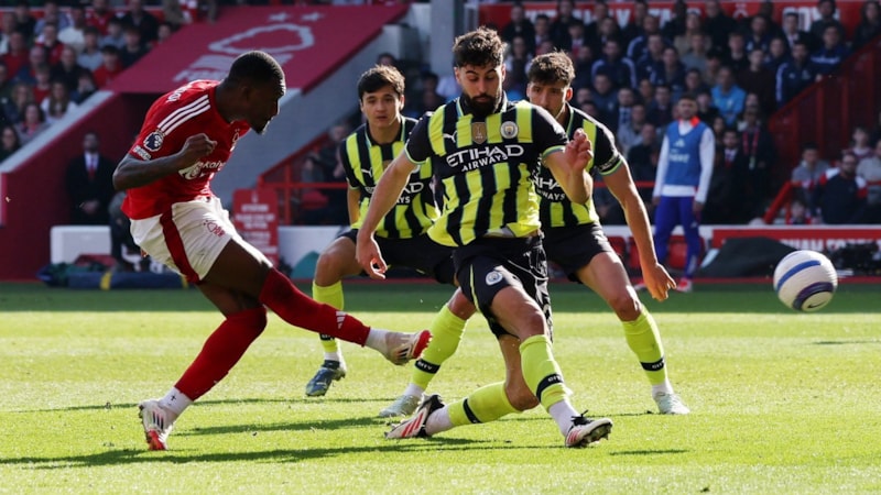Manchester City, deplasmanda Nottingham Forest'a yenildi