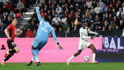 PSG'den, Rennes deplasmanında farklı skor