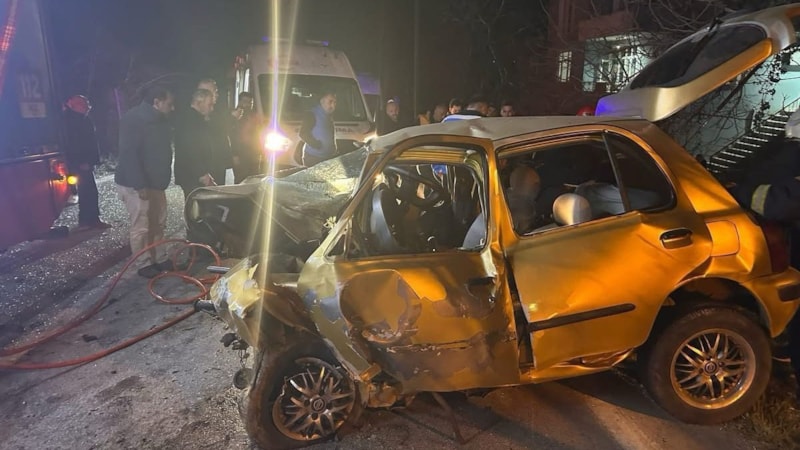 Ordu'da otomobiller kafa kafaya çarpıştı: 1 ölü