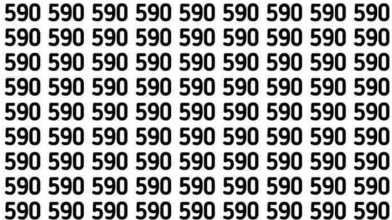 Görsel zeka testi: Resimdeki 580 sayısını 6 saniyede bulan üstün zekalı kabul ediliyor