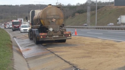İstanbul'da tankerden yayılan kimyasal madde ekipleri harekete geçirdi