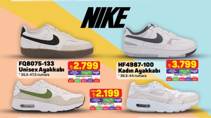 A101'de spor ayakkabı festivali: Nike modelleri geldi! İşte fiyatları...