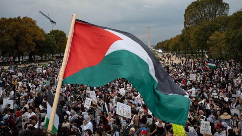 Filistin'e destek gösterilerine katılanların gizliliği için dava açıldı