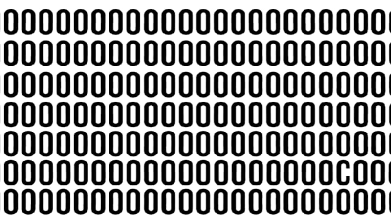 Optik illüzyon testi: Resimdeki farklı harfi 5 saniyede bulan çıkmadı! Sıra sizde...