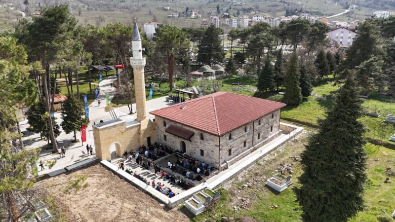 Ordu'da 600 yıllık tarihi cami, yeniden ibadete açıldı