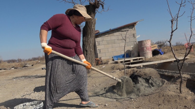 Kayseri'de kocası inşaatta düşünce yerine ustalığa başladı