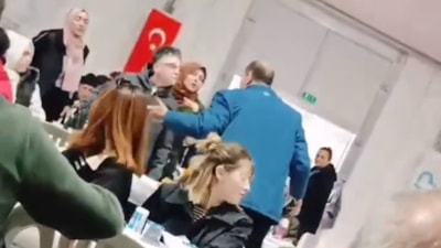 Balıkesir'de iftar çadırında 