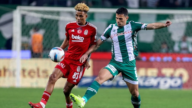 Beşiktaş, 9 kişi kalan Konyaspor'a yenildi
