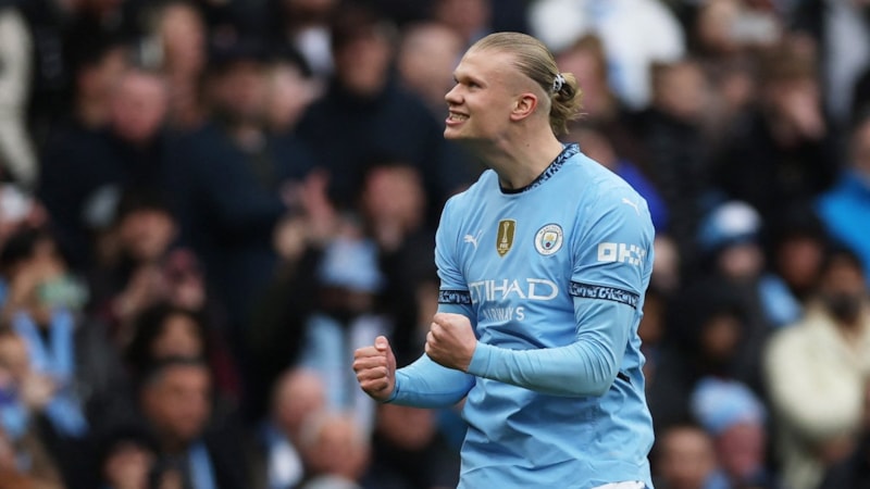 Erling Haaland, tarihe geçti! Manchester City, Brighton'la berabere kaldı