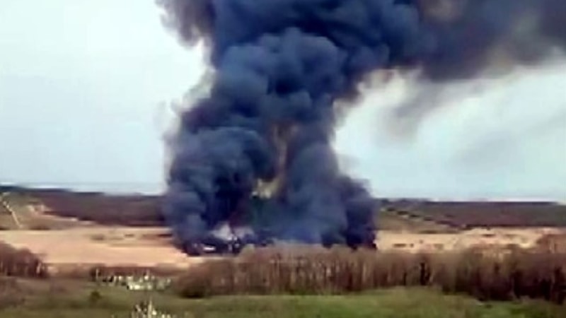 Sakarya'da sazlık alanda yangın kontrol altında