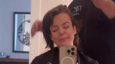 Nursel Ergin kanser tedavisi gördüğünü açıklamıştı! Saçlarını kazıttığı anları yayınladı