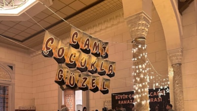 Büyük Çamlıca Camii'nde Ramazan ayına özel çocuk şenlikleri düzenlendi