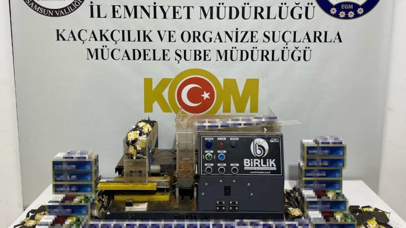 Samsun’da düzenlenen operasyonda 1 gözaltı