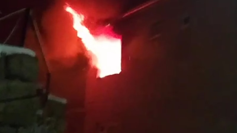 Kayseri'de elektrikli battaniyeden kaynaklı yangın paniği