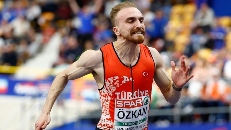 Ertan Özkan ve Mustafa Kemal Ay, Dünya Salon Atletizm Şampiyonası'na veda etti