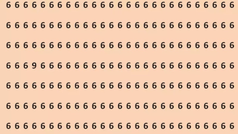 Farklı sayıyı bulun! Sadece yüksek IQ'ya sahip olanlar 6 saniyede farkediyor