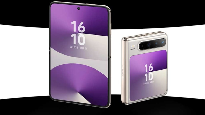 Huawei'den dikey katlanan yeni telefon: Pura X