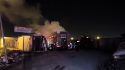 Bursa’da geri dönüşüm tesisinde yangın