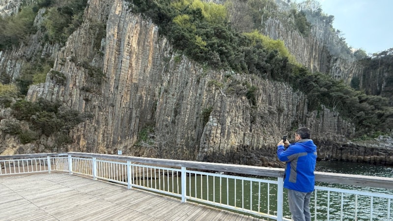 Bartın'da 80 milyon yıllık lav sütunlarını 1 yılda 950 bin kişi ziyaret etti