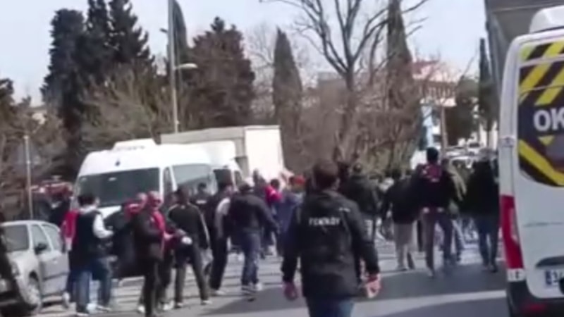 İstanbul'da amatör lig maçı öncesi kavga