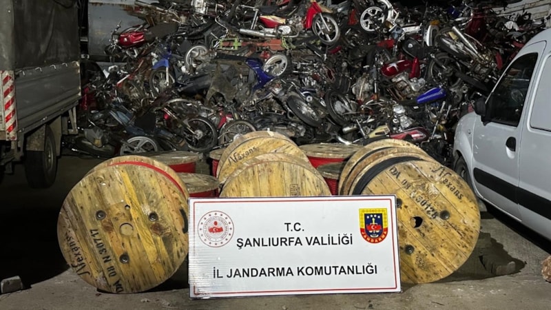 Şanlıurfa'da 6 milyon TL değerindeki elektrik kablosu çaldılar