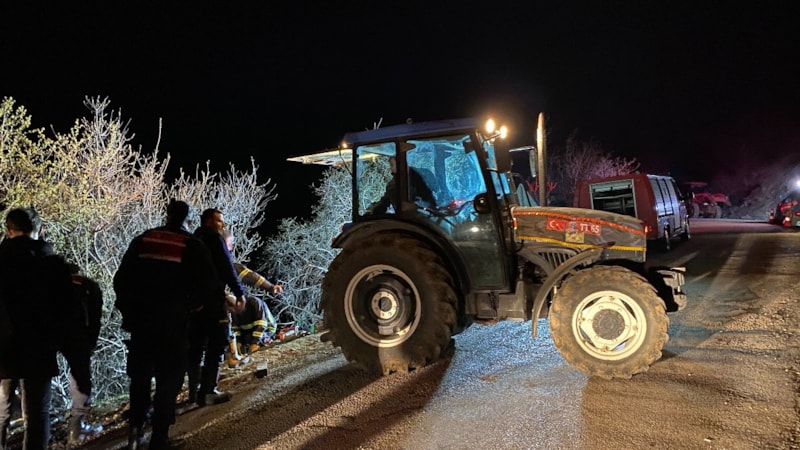 Tokat'ta traktörün altında kalan sürücü hayatını kaybetti