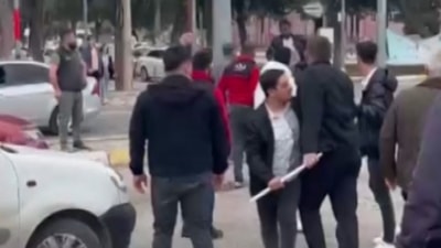 Isparta'da kavgayı ayırmak isterken kulağından ısırıldı